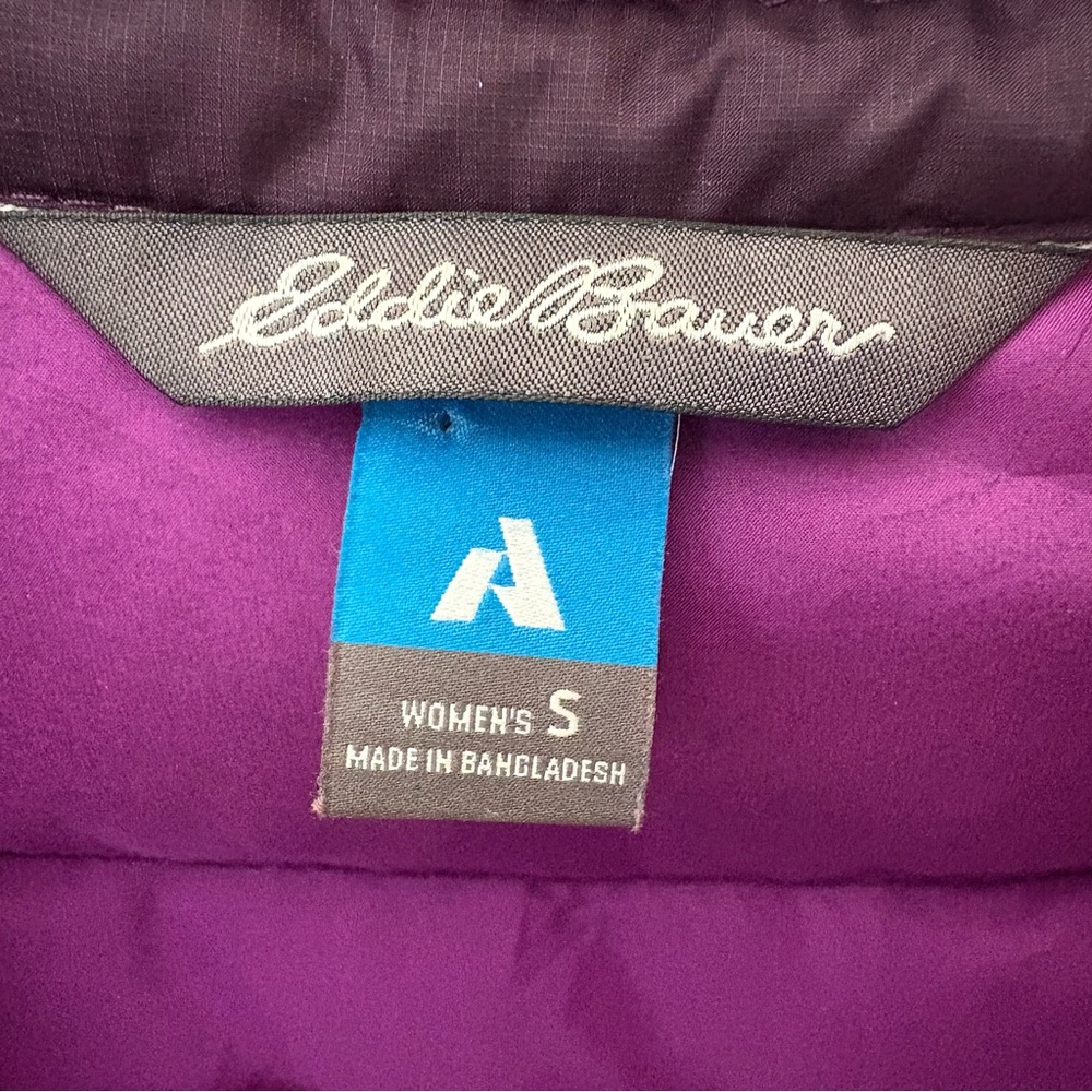 Eddie Bauer Goose Down Puffer Vest Women’s Size S - Picture 4 of 8